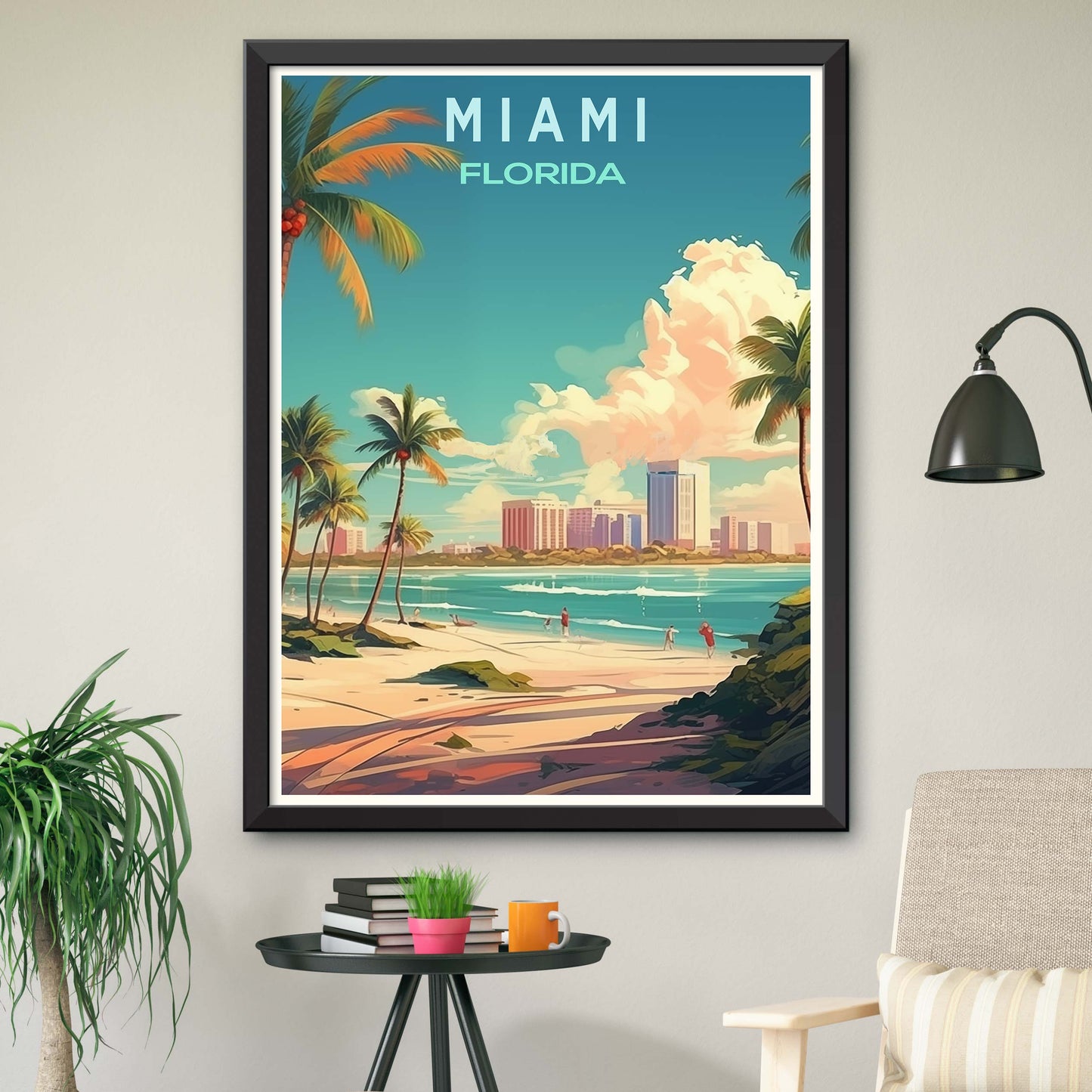 Sun-Kissed Serenity: Vibrant Miami Vibes