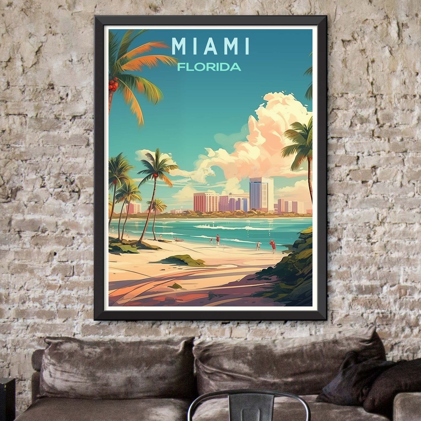 Sun-Kissed Serenity: Vibrant Miami Vibes