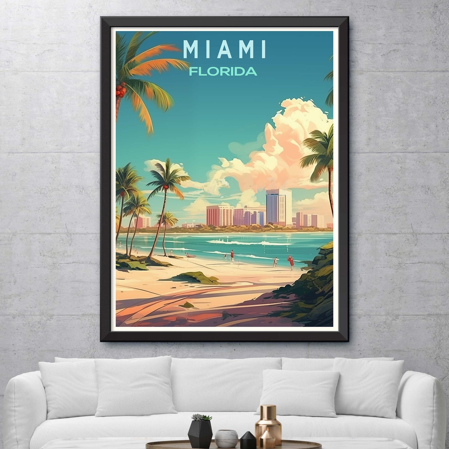 Sun-Kissed Serenity: Vibrant Miami Vibes