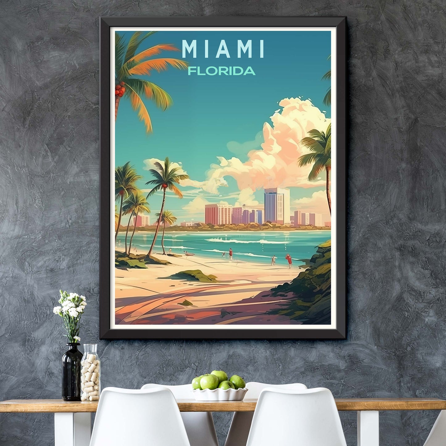 Sun-Kissed Serenity: Vibrant Miami Vibes