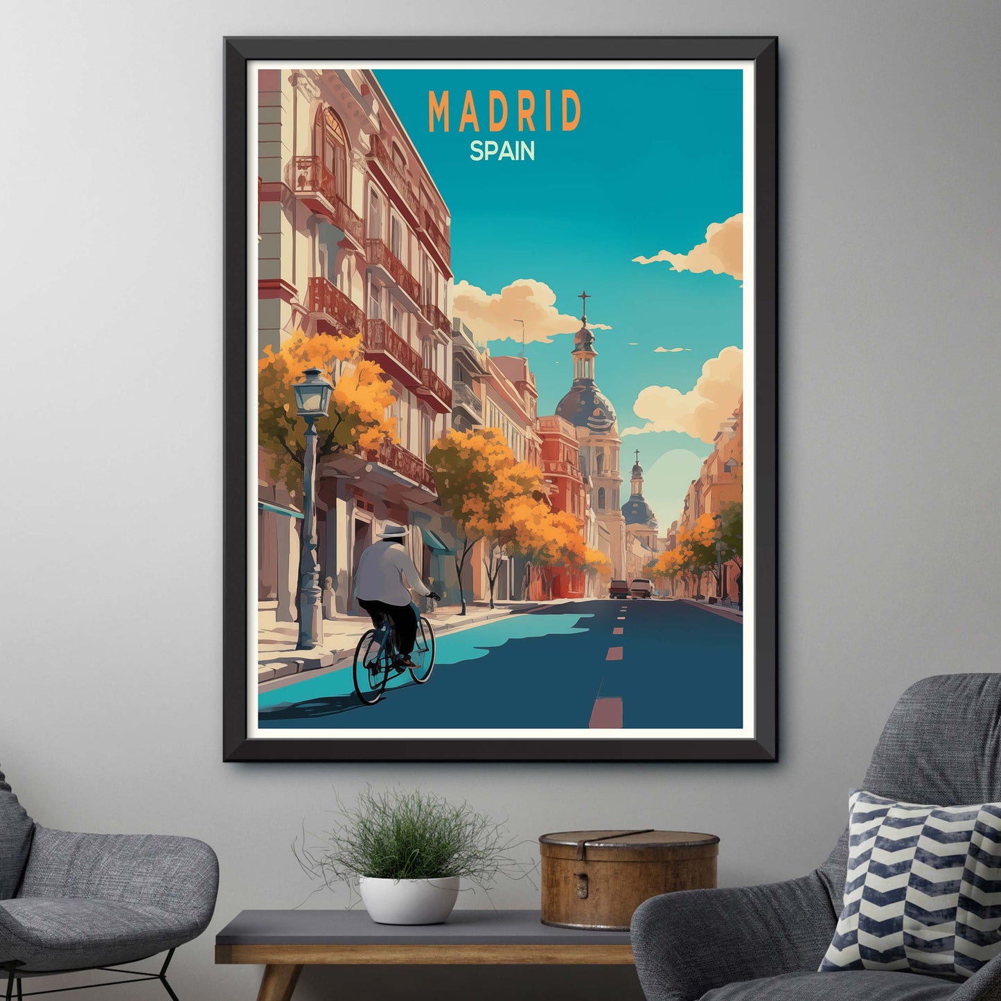 Madrid_Spain, Travel Print
