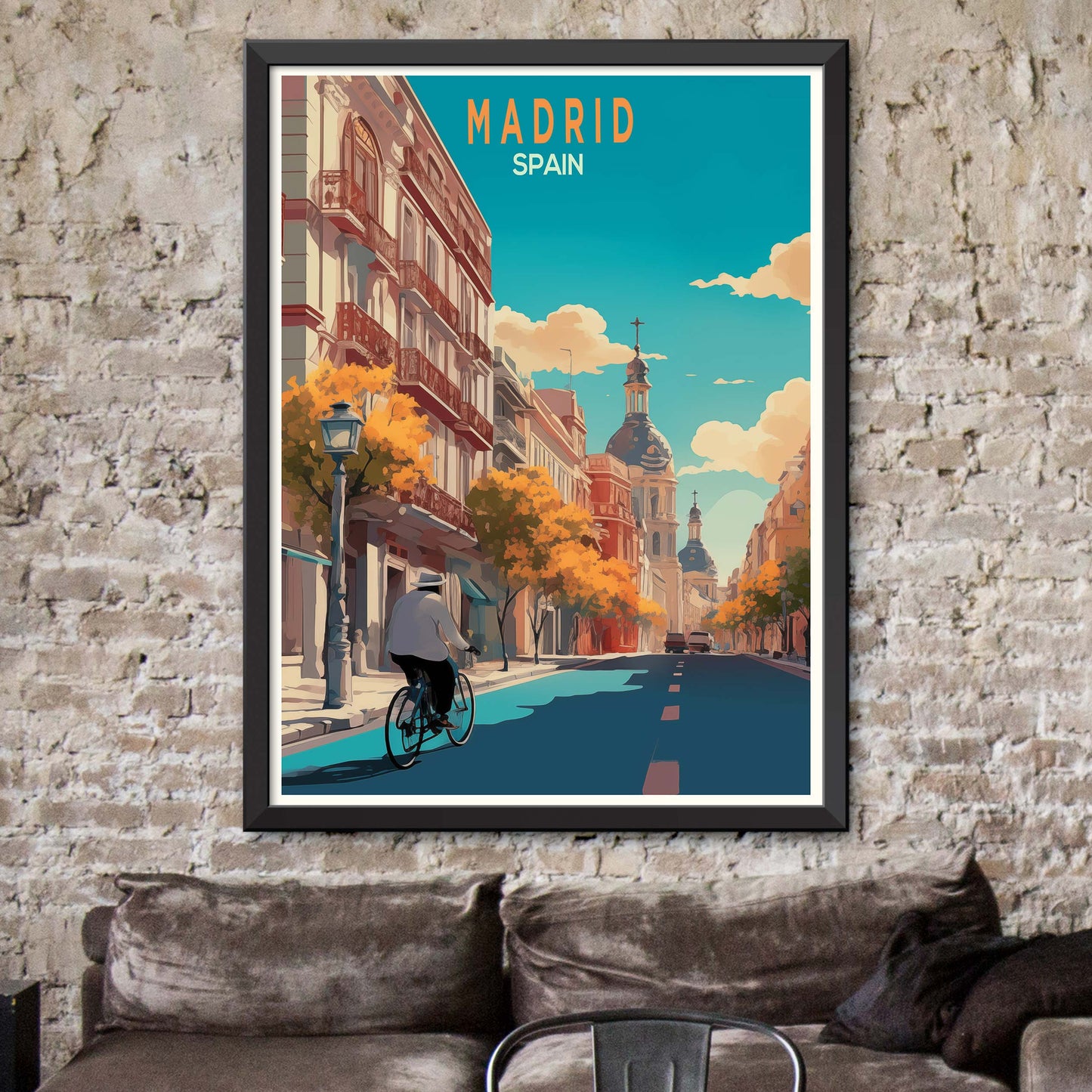 Madrid_Spain, Travel Print