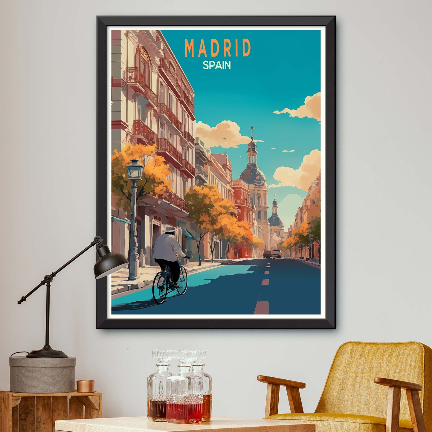 Madrid_Spain, Travel Print
