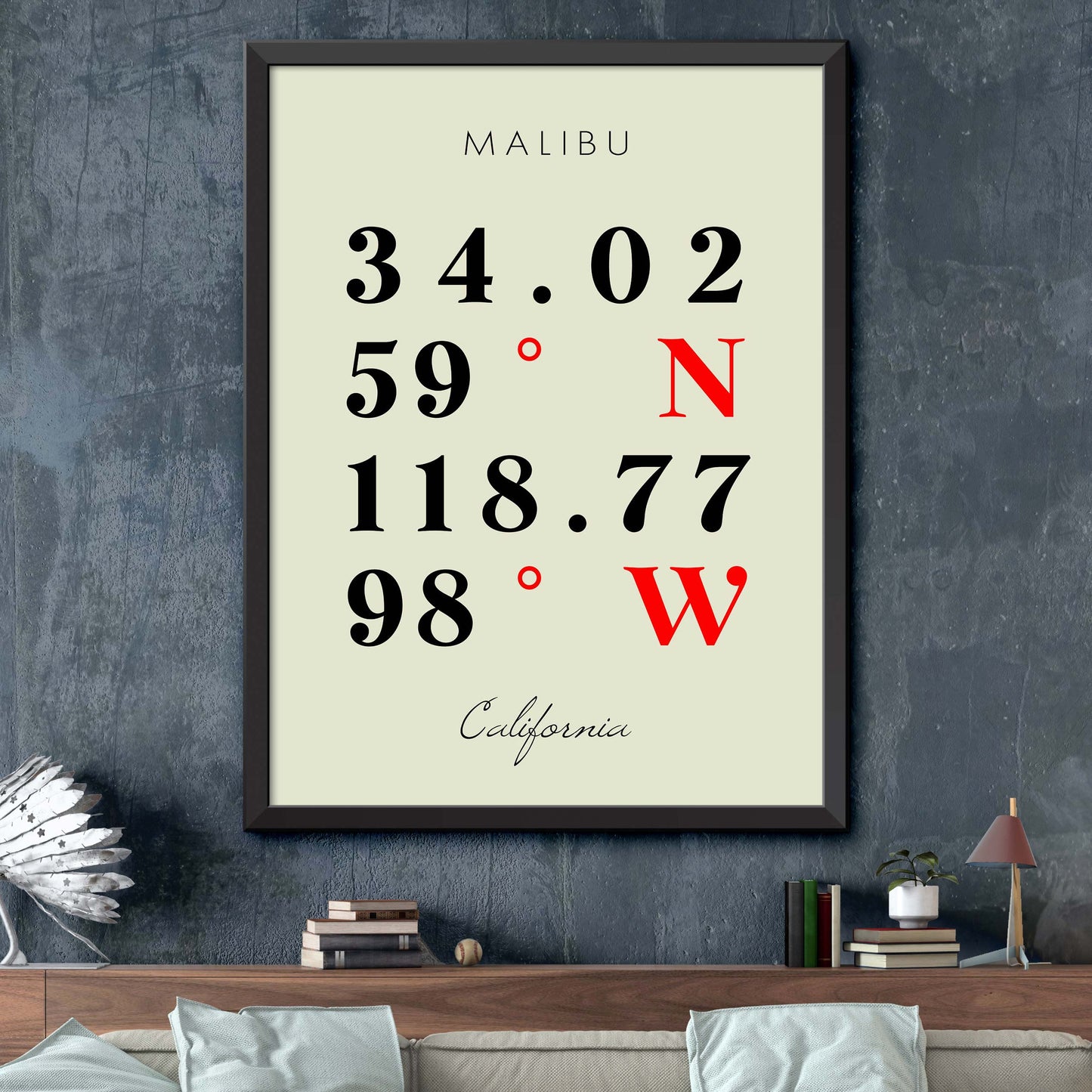 Malibu Coordinate Map