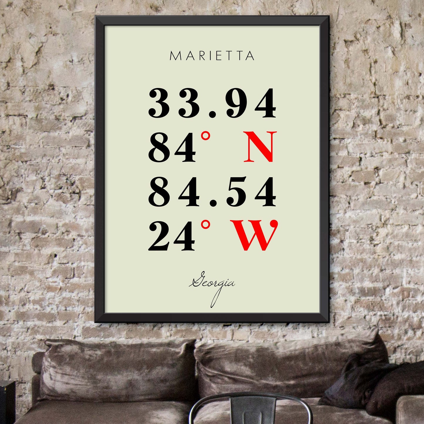 Marietta Coordinate Map
