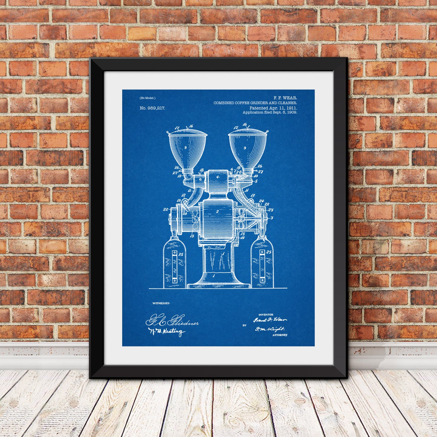 Coffee Grinder Patent Patent Print