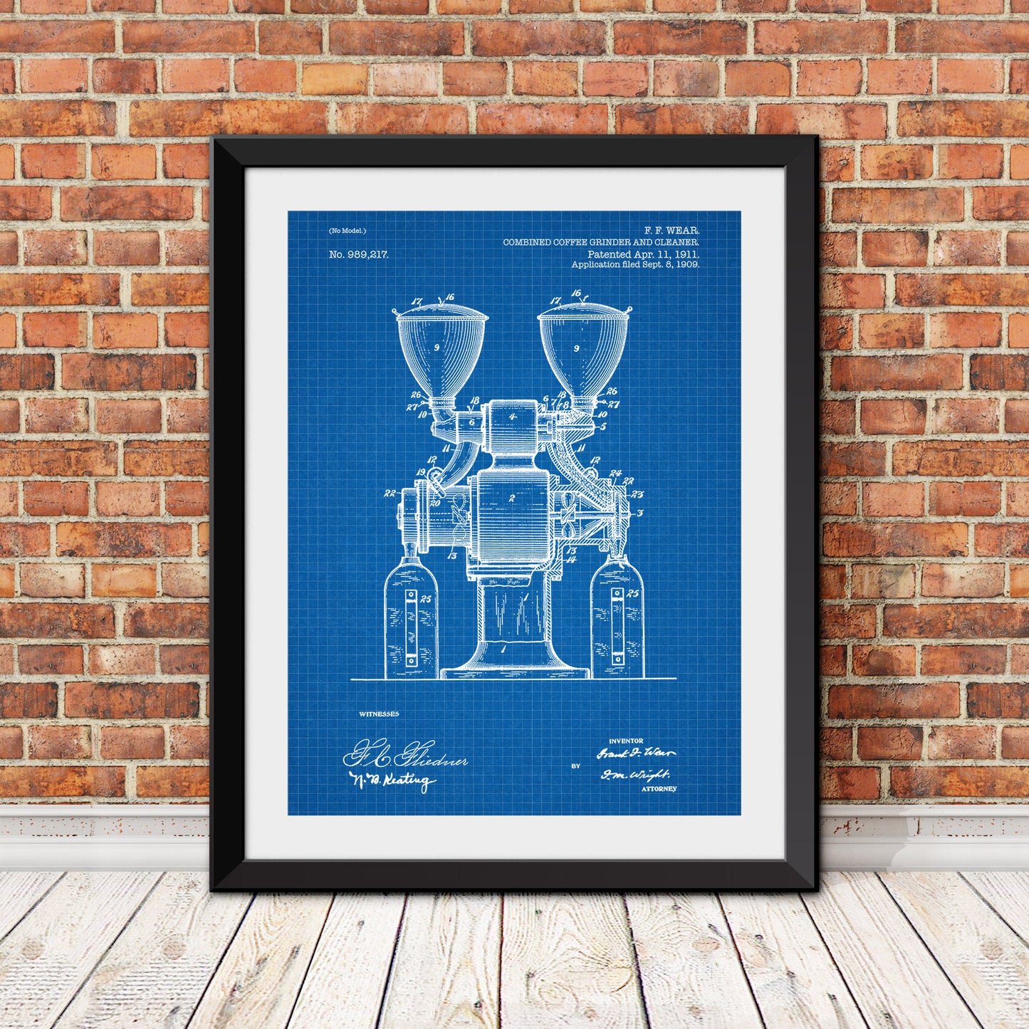 Coffee Grinder Patent Patent Print