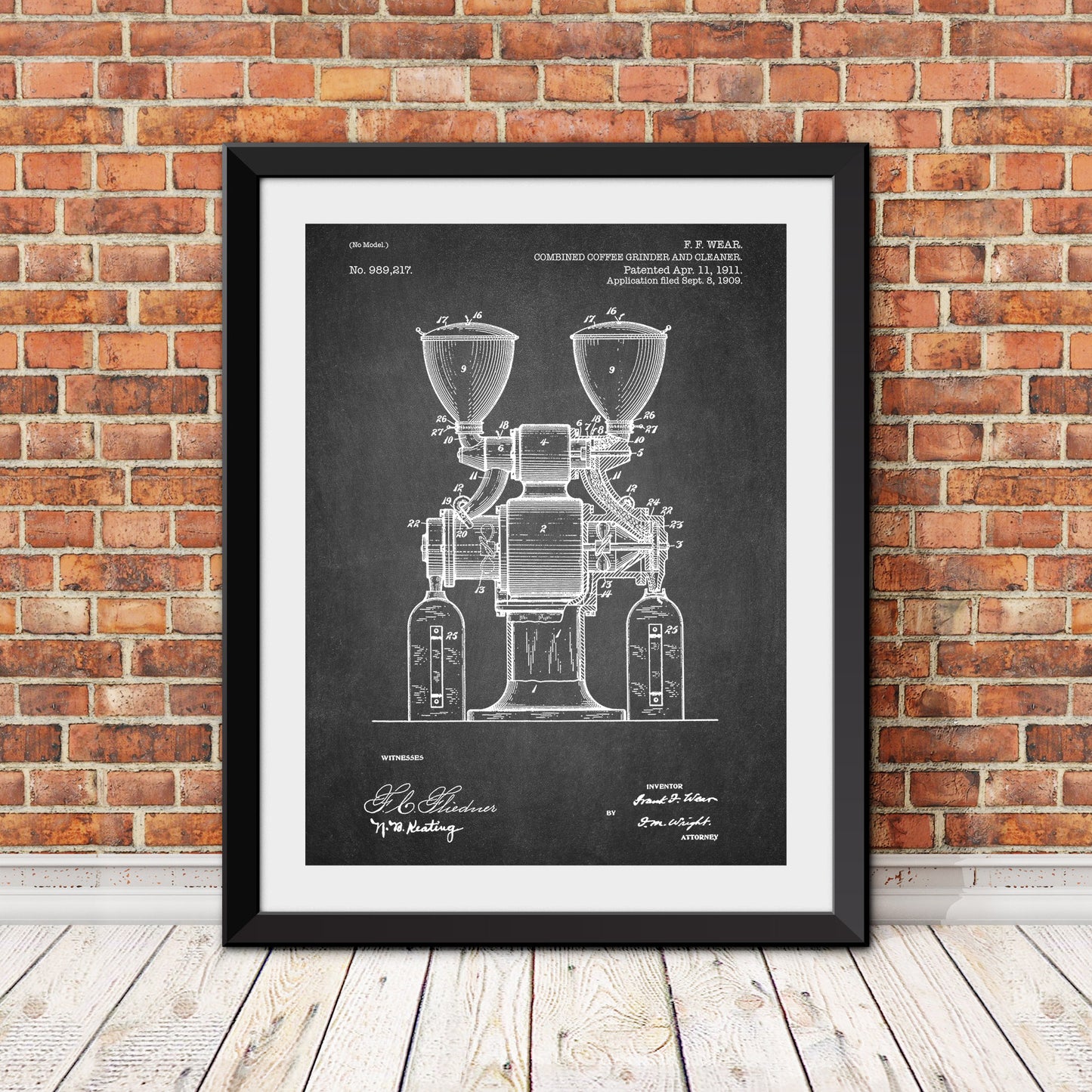 Coffee Grinder Patent Patent Print