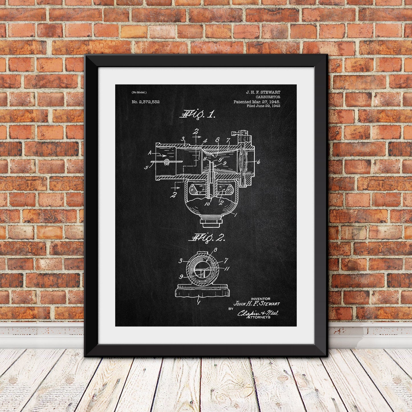 Harley Davidson Carburator Patent Patent Print