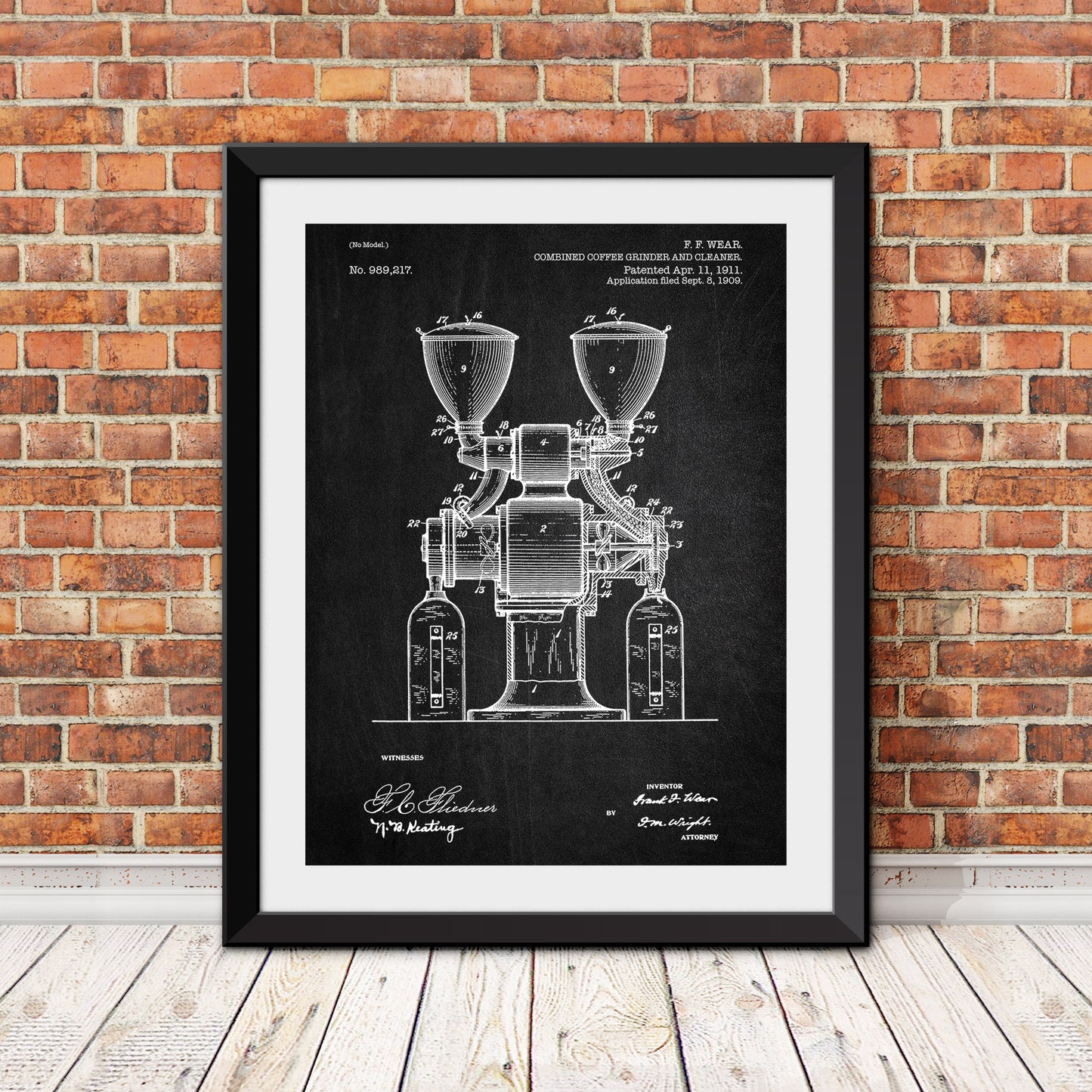 Coffee Grinder Patent Patent Print
