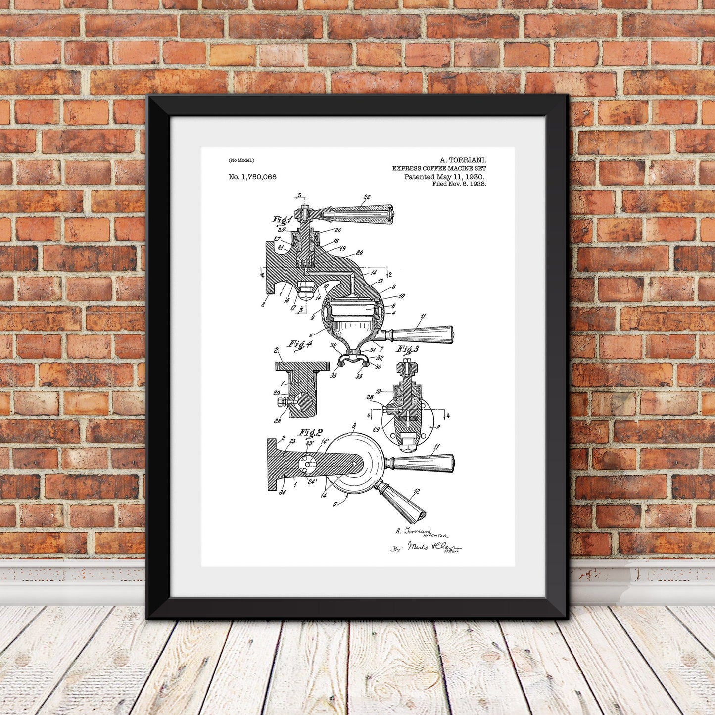 Express Coffee Machine Patent Patent Print