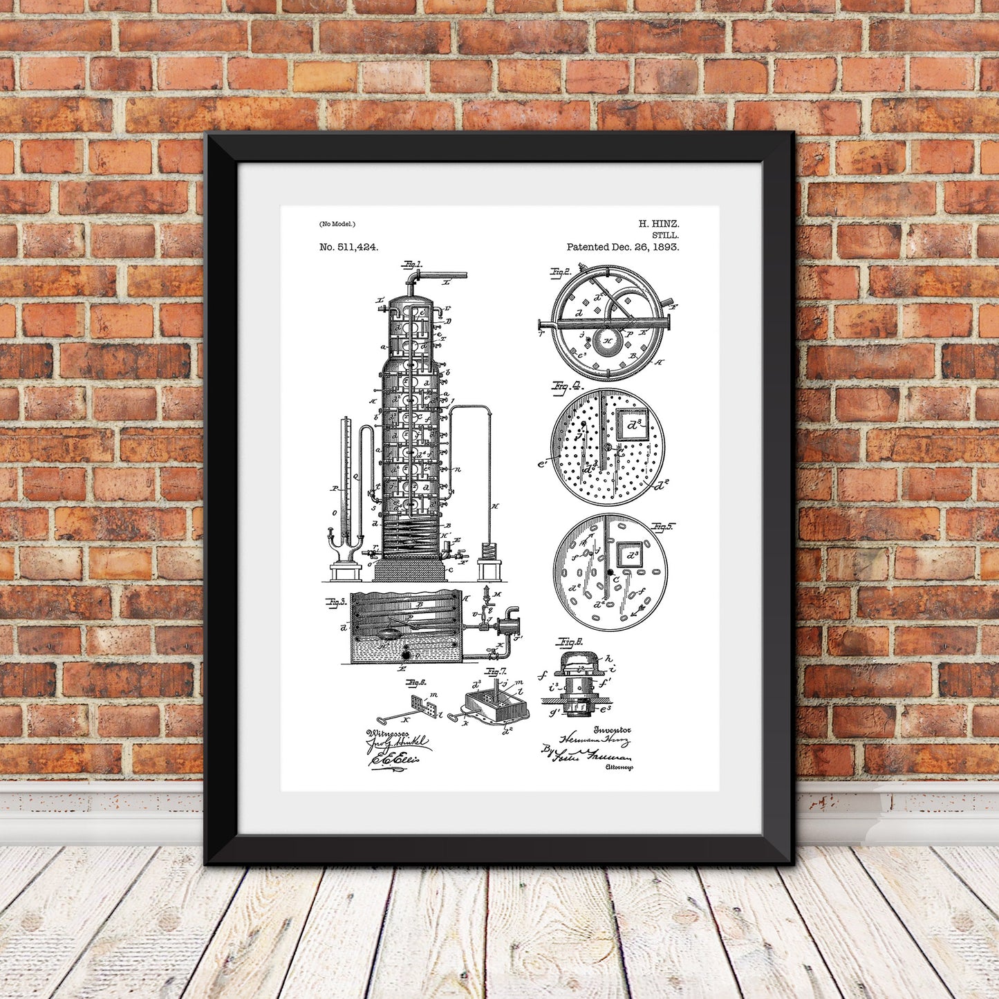 Whiskey Still Patent Print