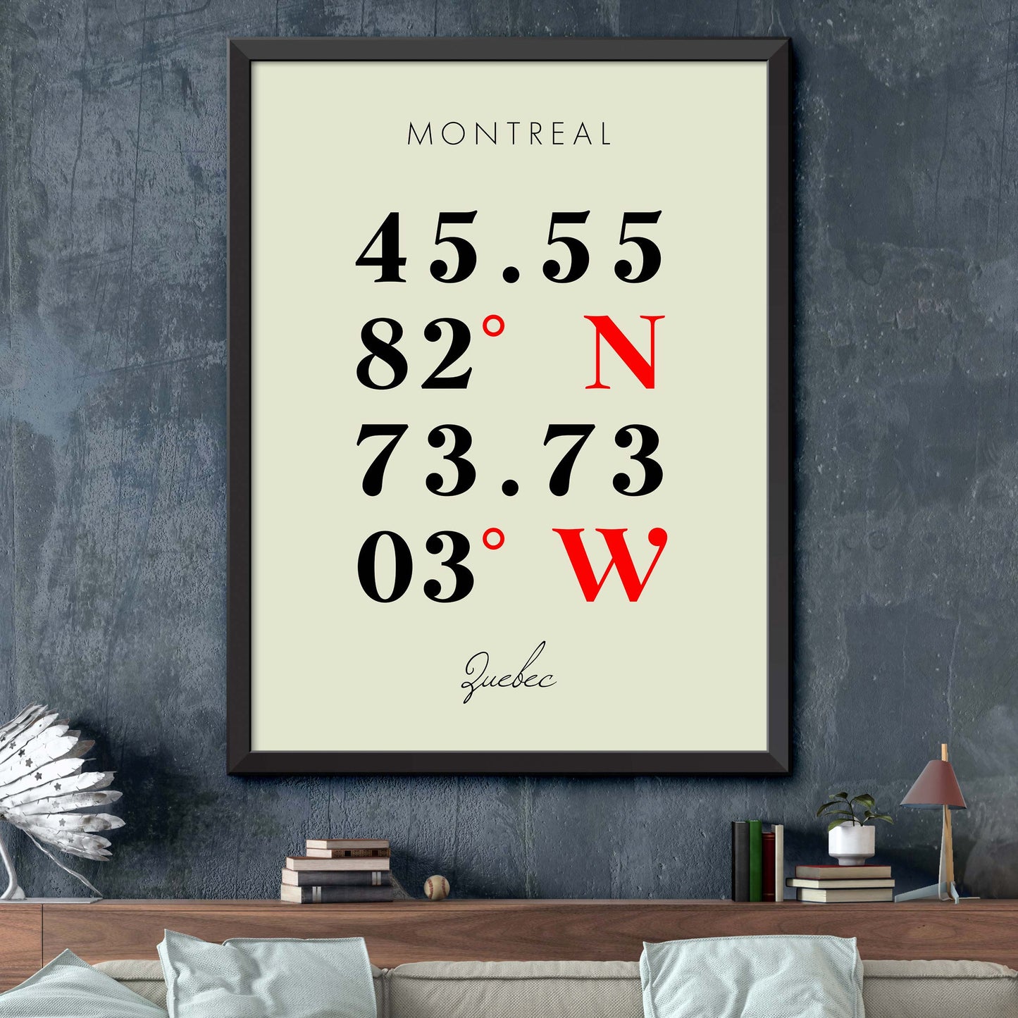 Montreal Coordinate Map
