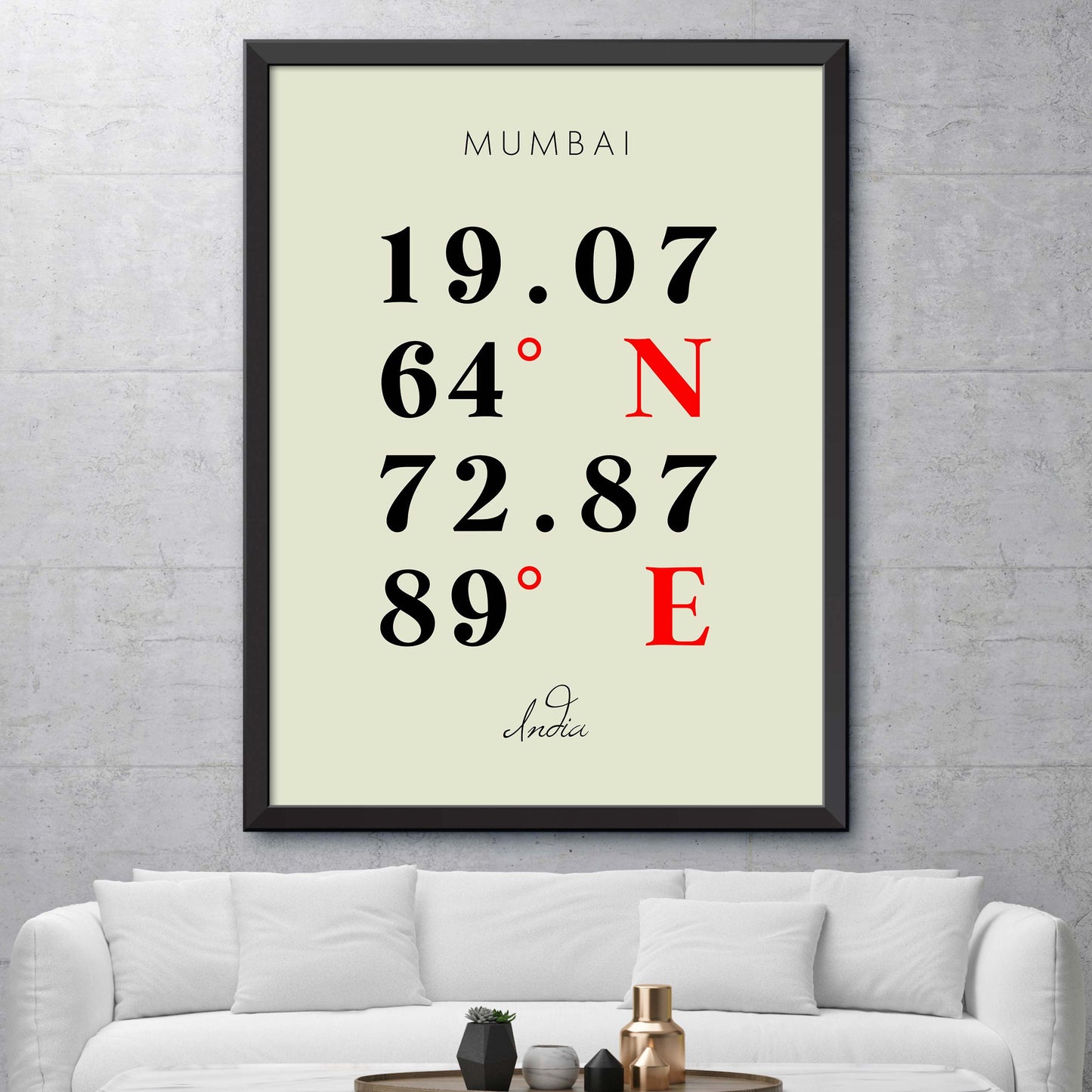Mumbai Coordinate Map