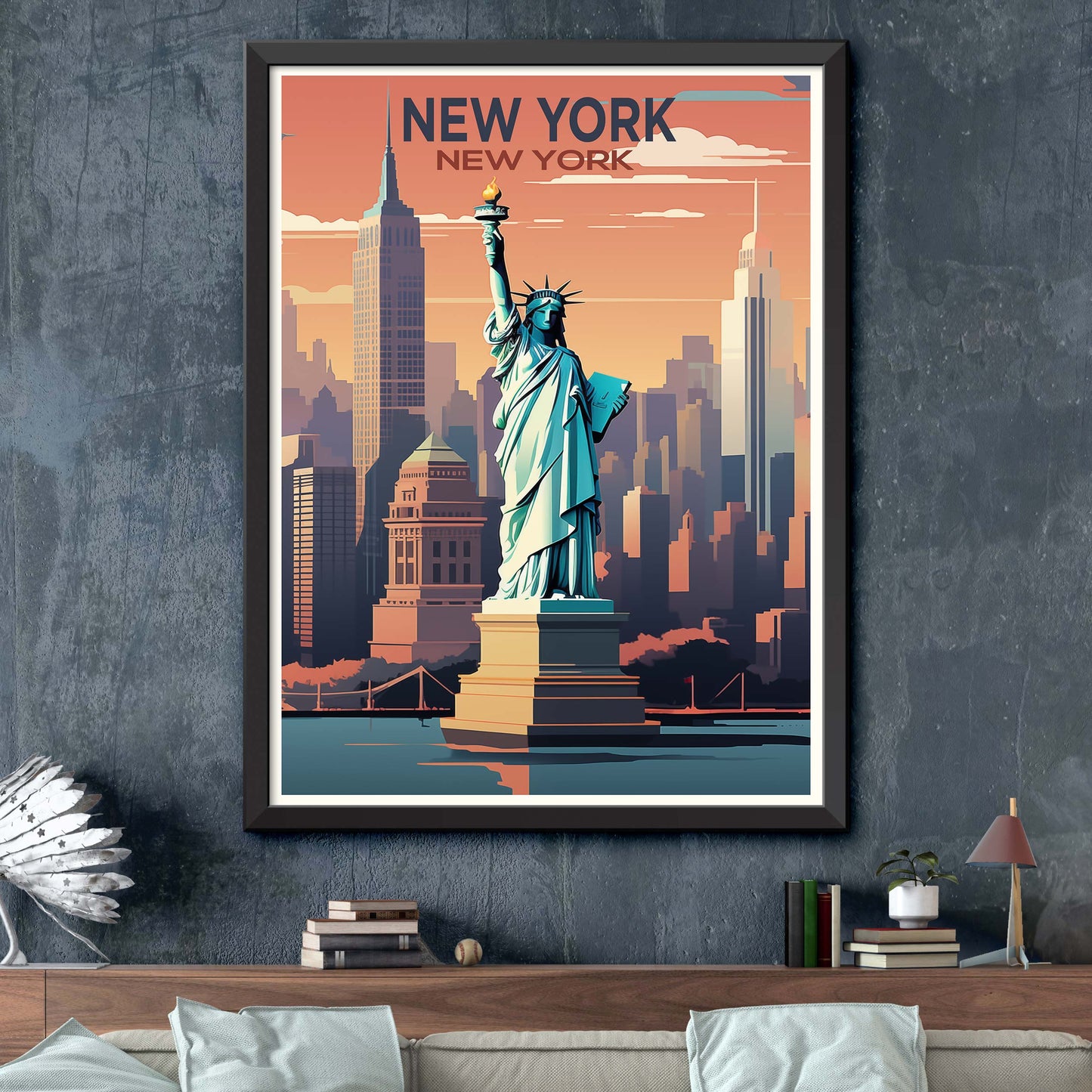 Empire State Elegance: Iconic New York City Skyline