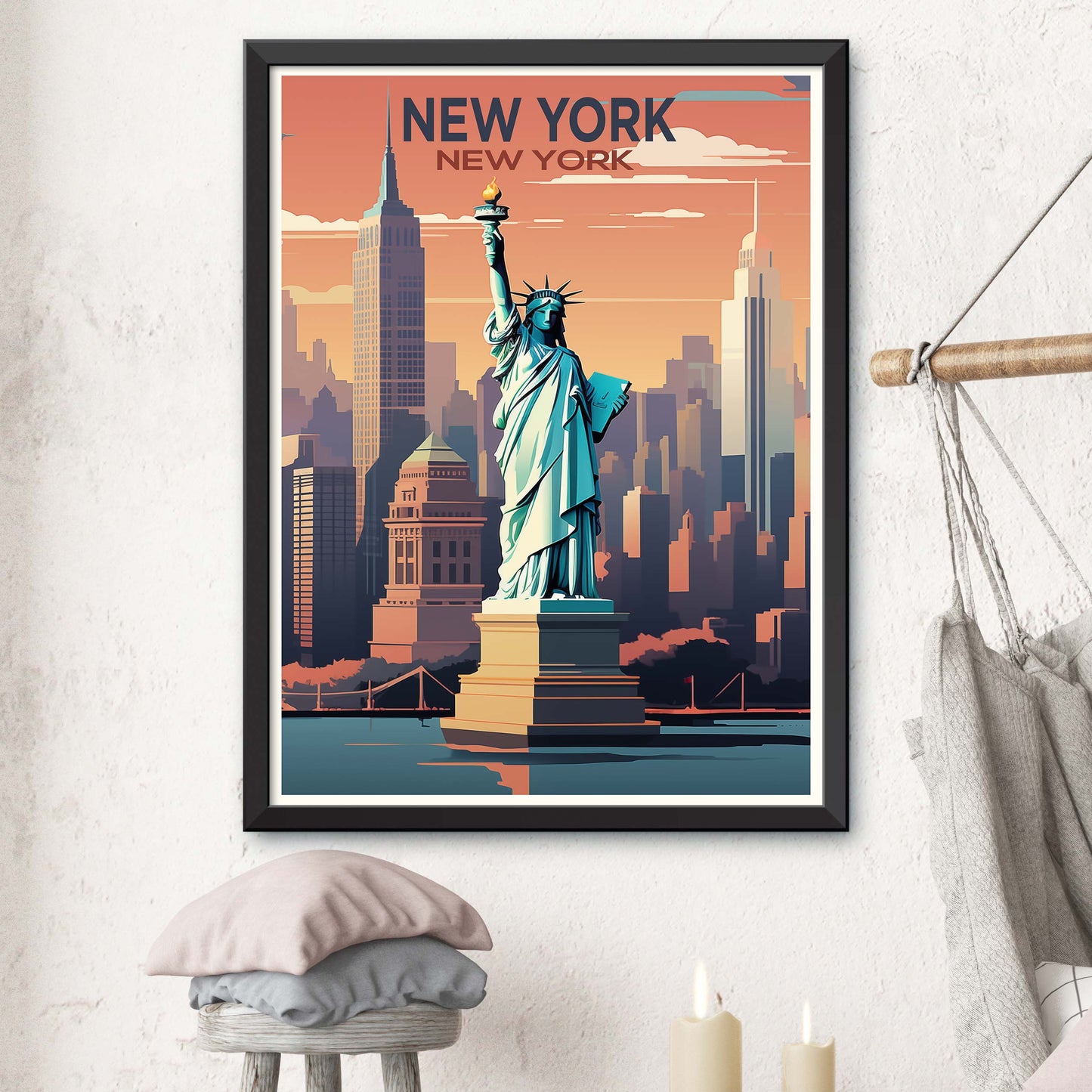 Empire State Elegance: Iconic New York City Skyline