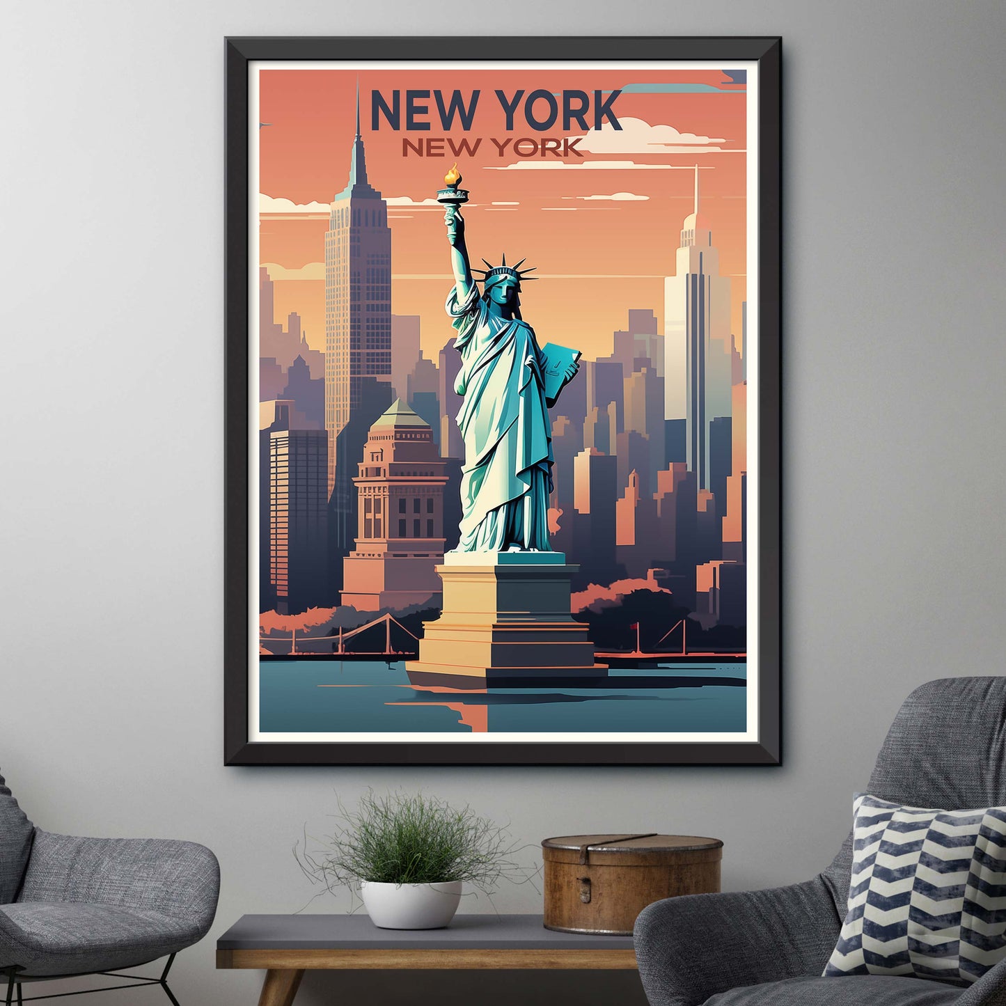 Empire State Elegance: Iconic New York City Skyline