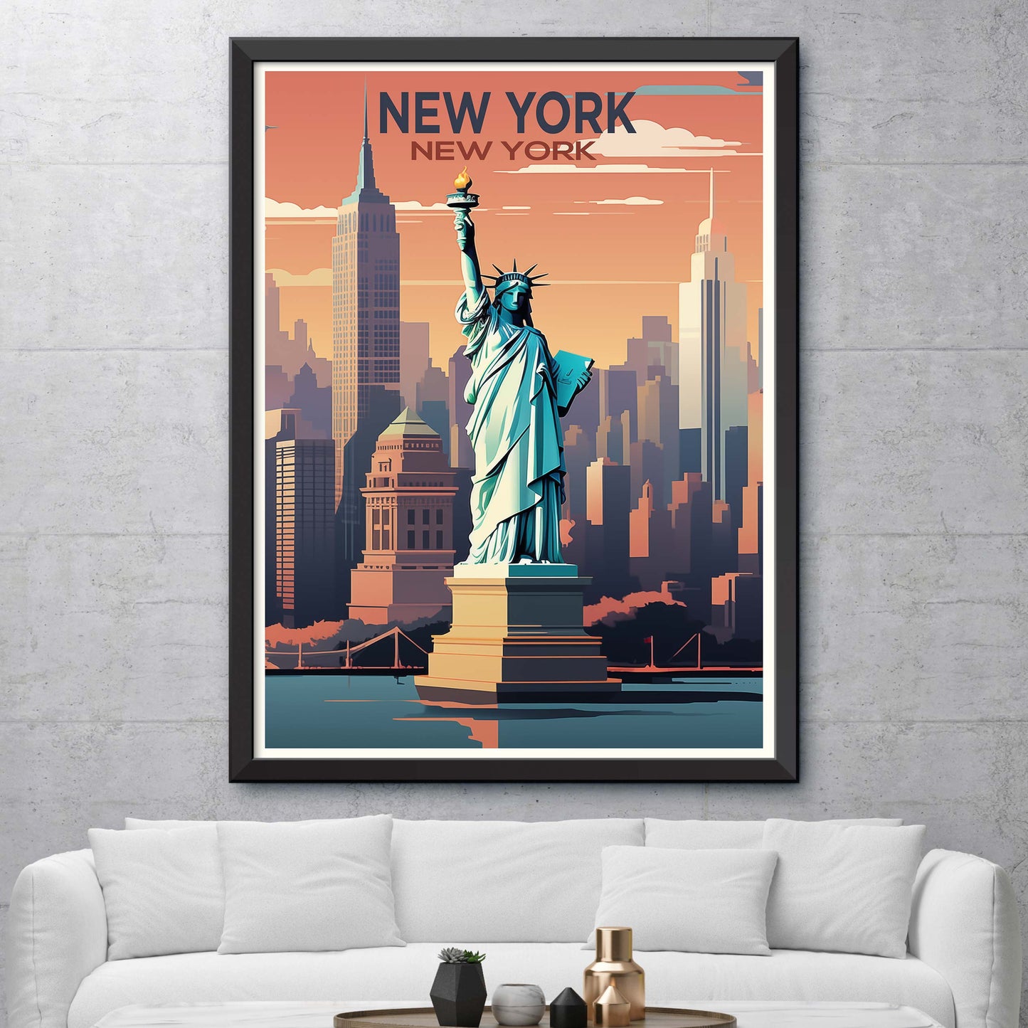 Empire State Elegance: Iconic New York City Skyline