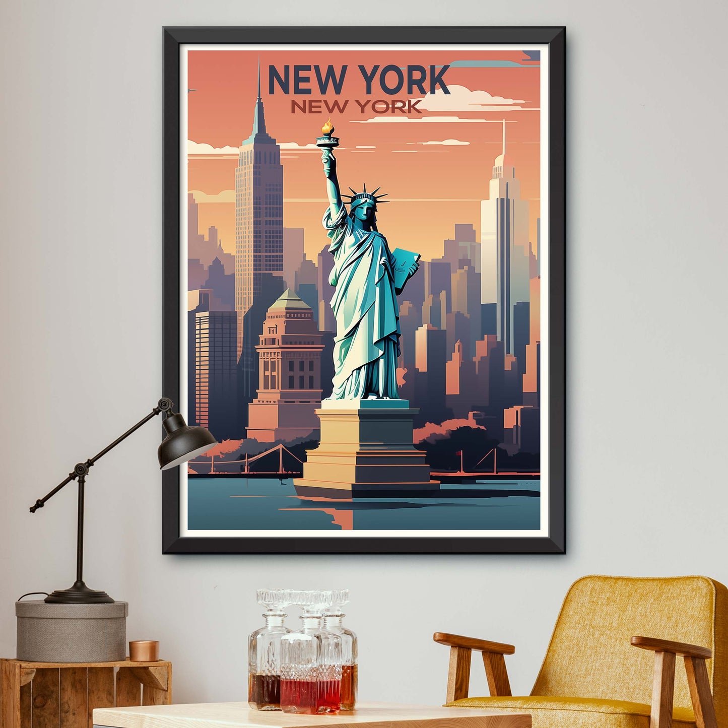 Empire State Elegance: Iconic New York City Skyline