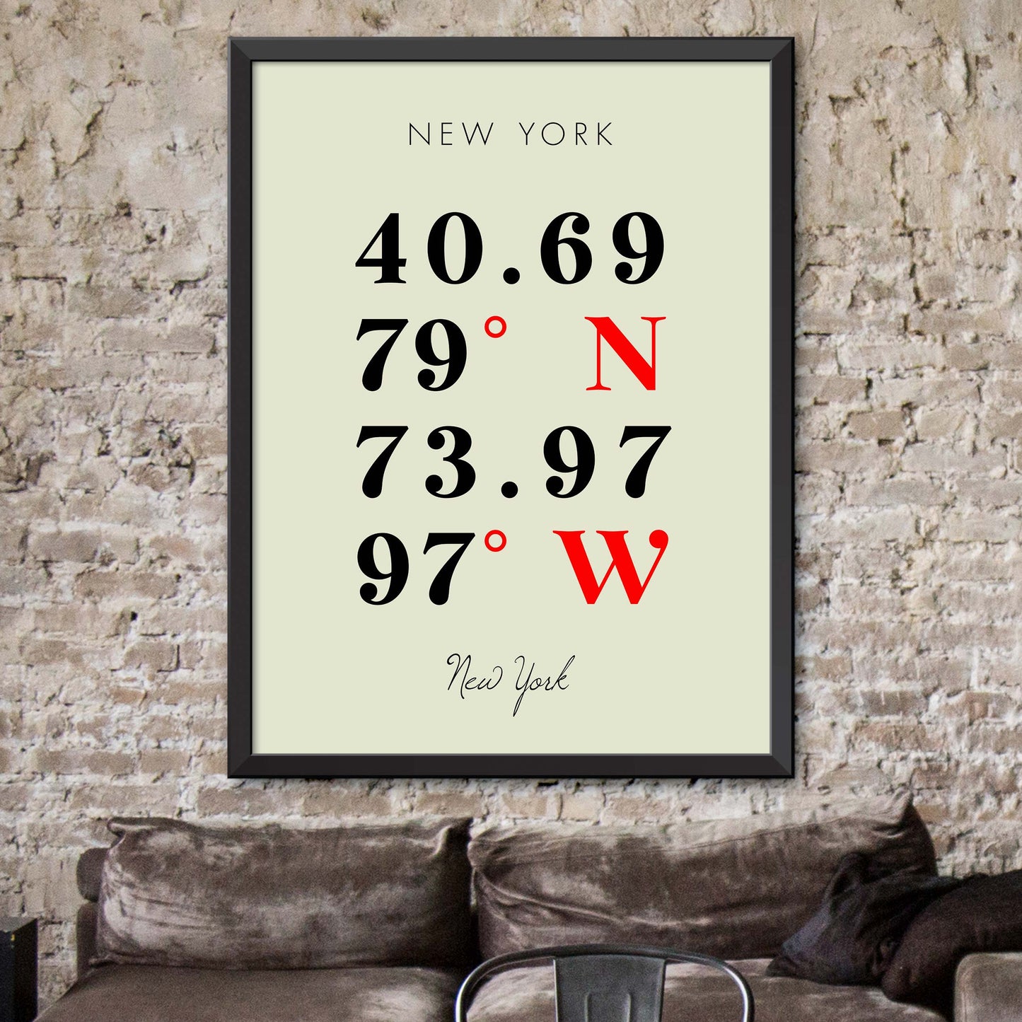 New-York Coordinate Map