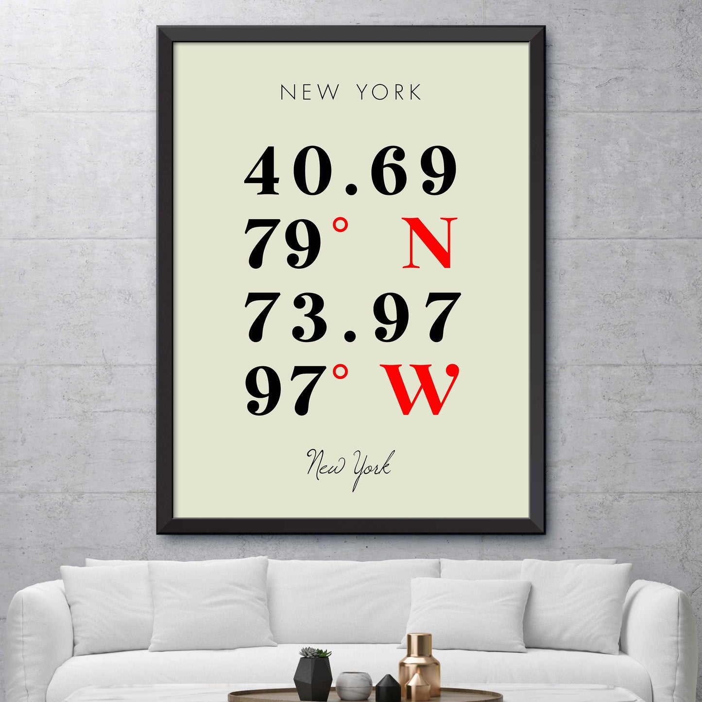 New-York Coordinate Map