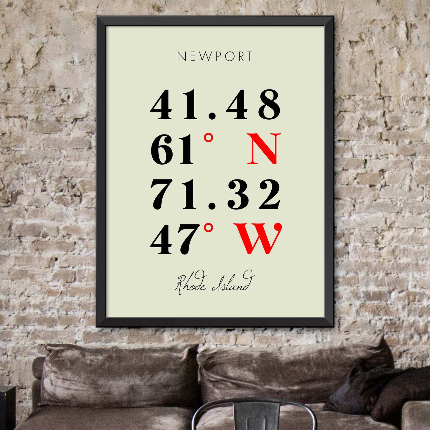 Newport Coordinate Map