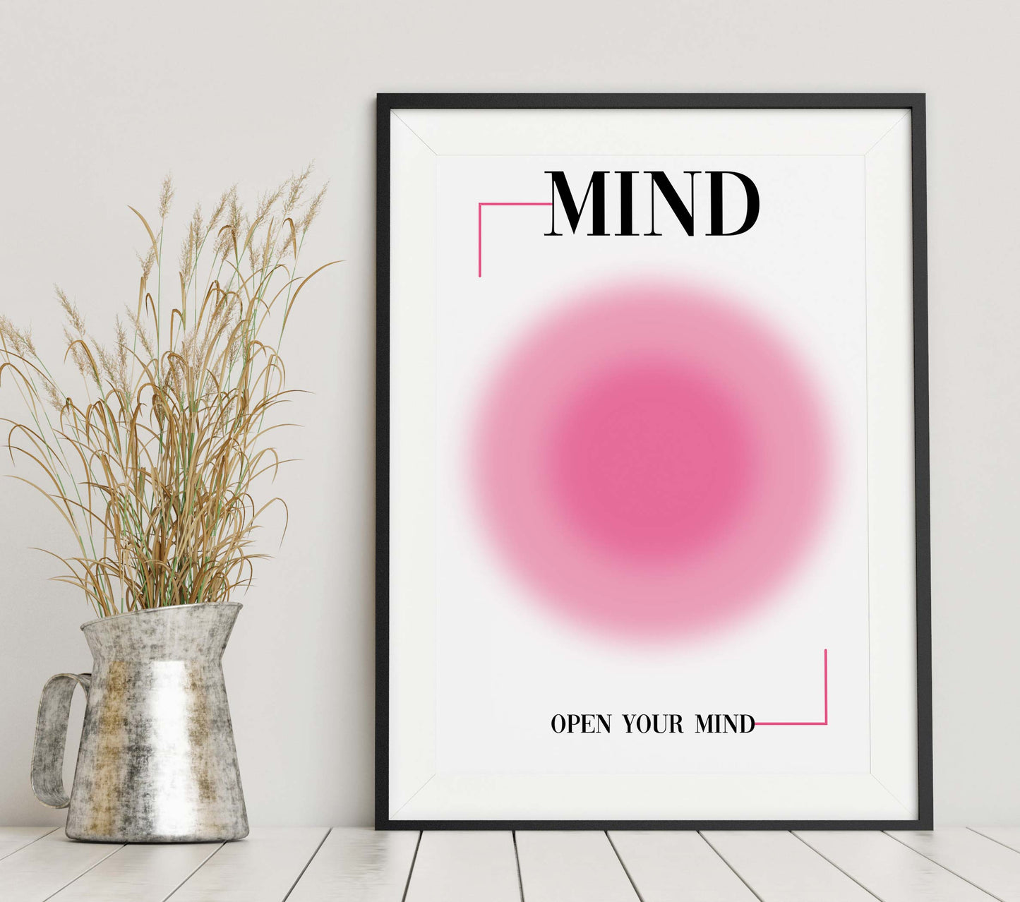 Pink Open Your Mind Print