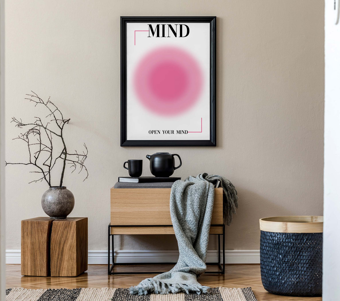 Pink Open Your Mind Print