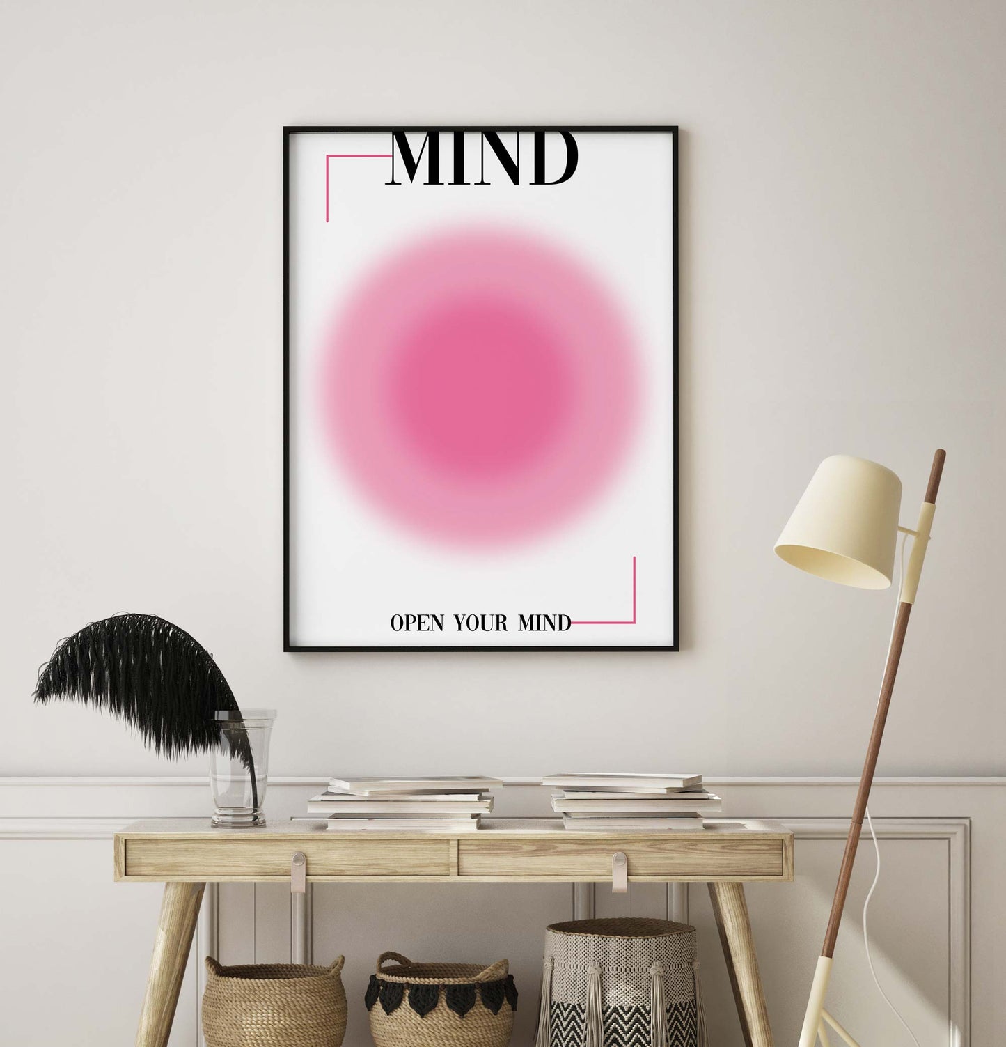 Pink Open Your Mind Print