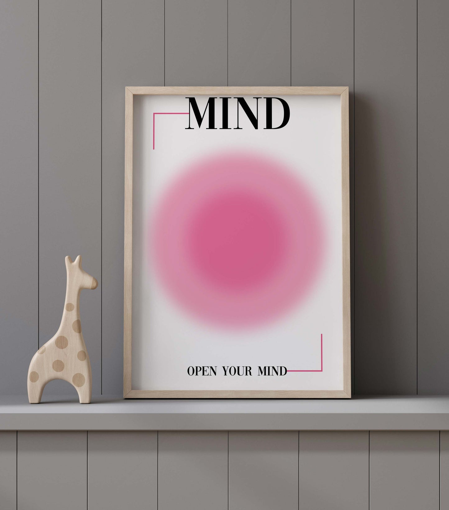 Pink Open Your Mind Print