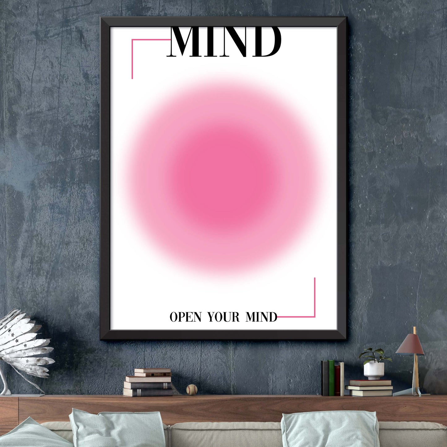 Pink Open Your Mind Print