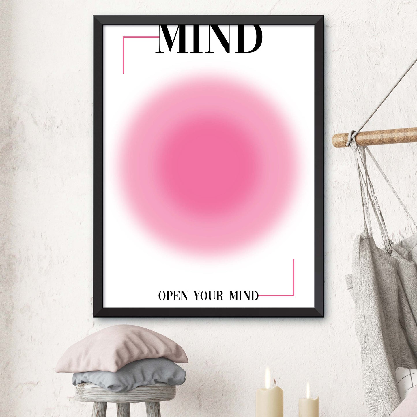 Pink Open Your Mind Print
