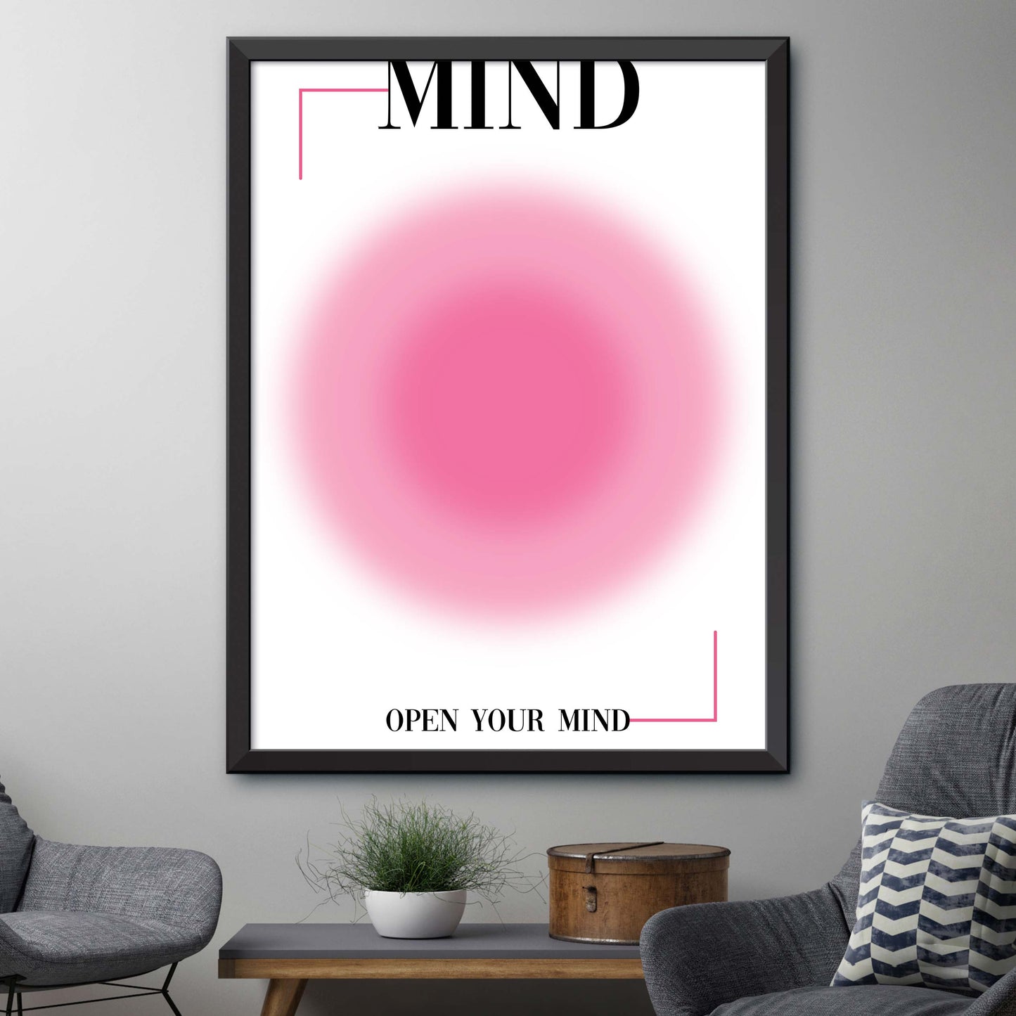Pink Open Your Mind Print