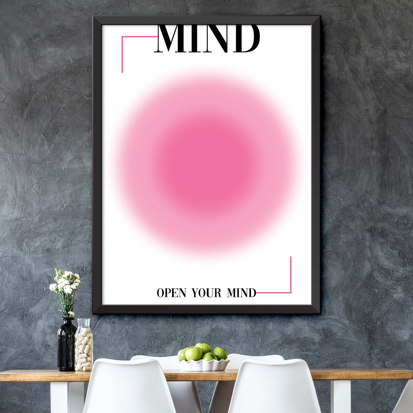 Pink Open Your Mind Print