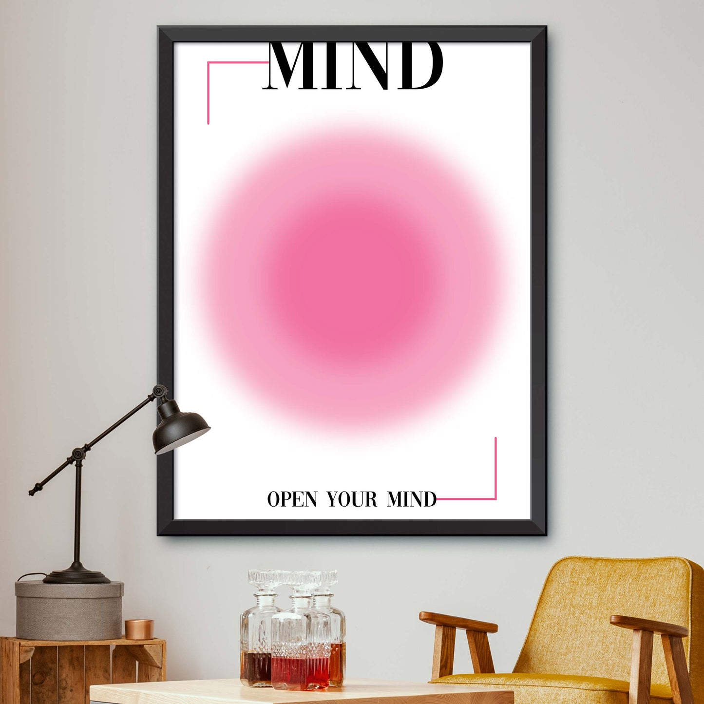 Pink Open Your Mind Print