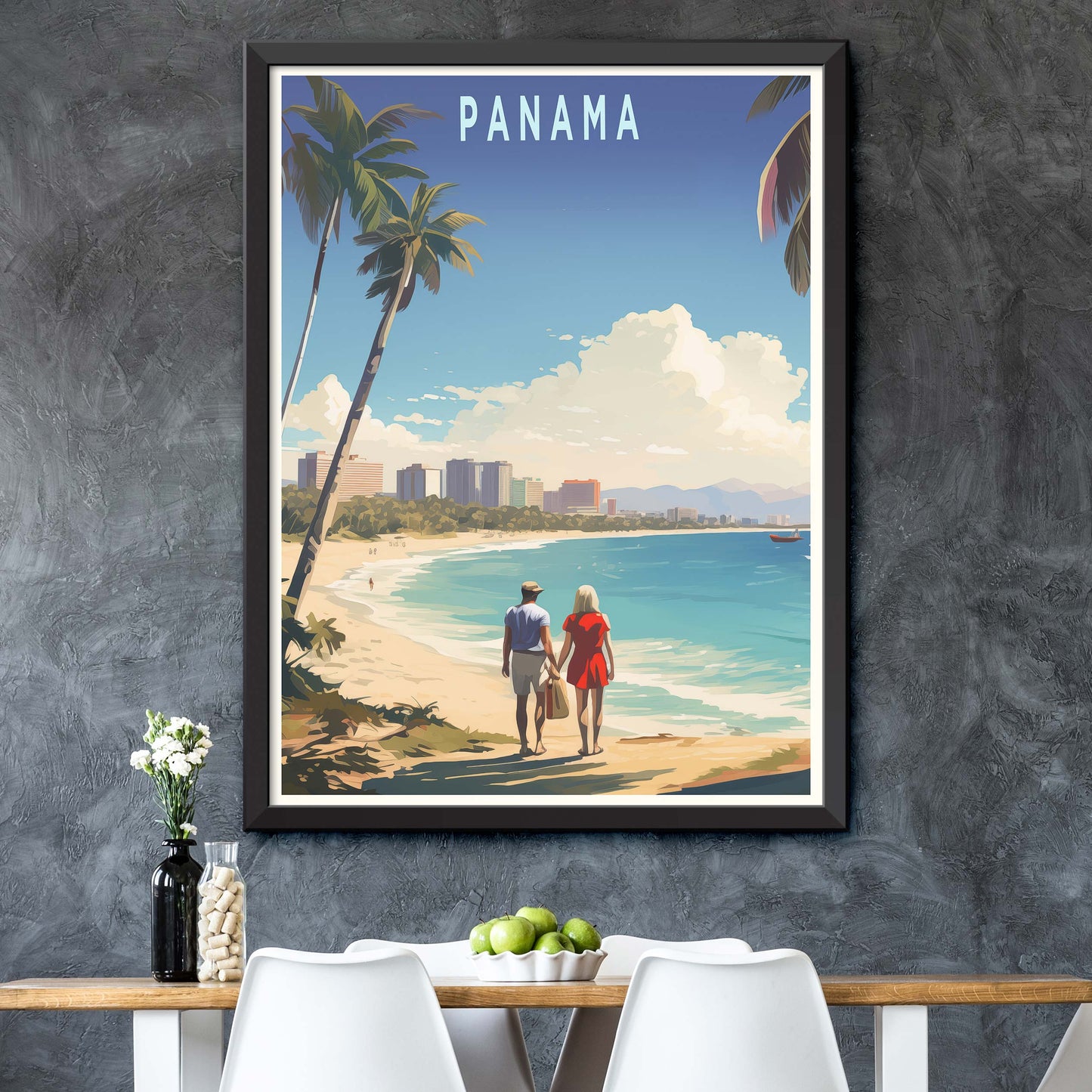 Panama City Illustration