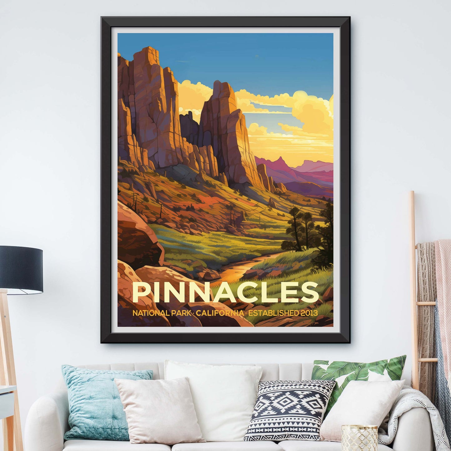Pinnacles, National Park Print