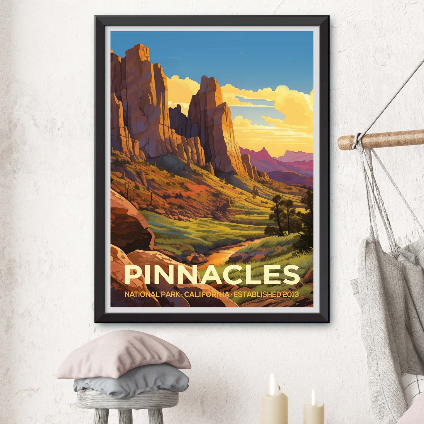 Pinnacles, National Park Print