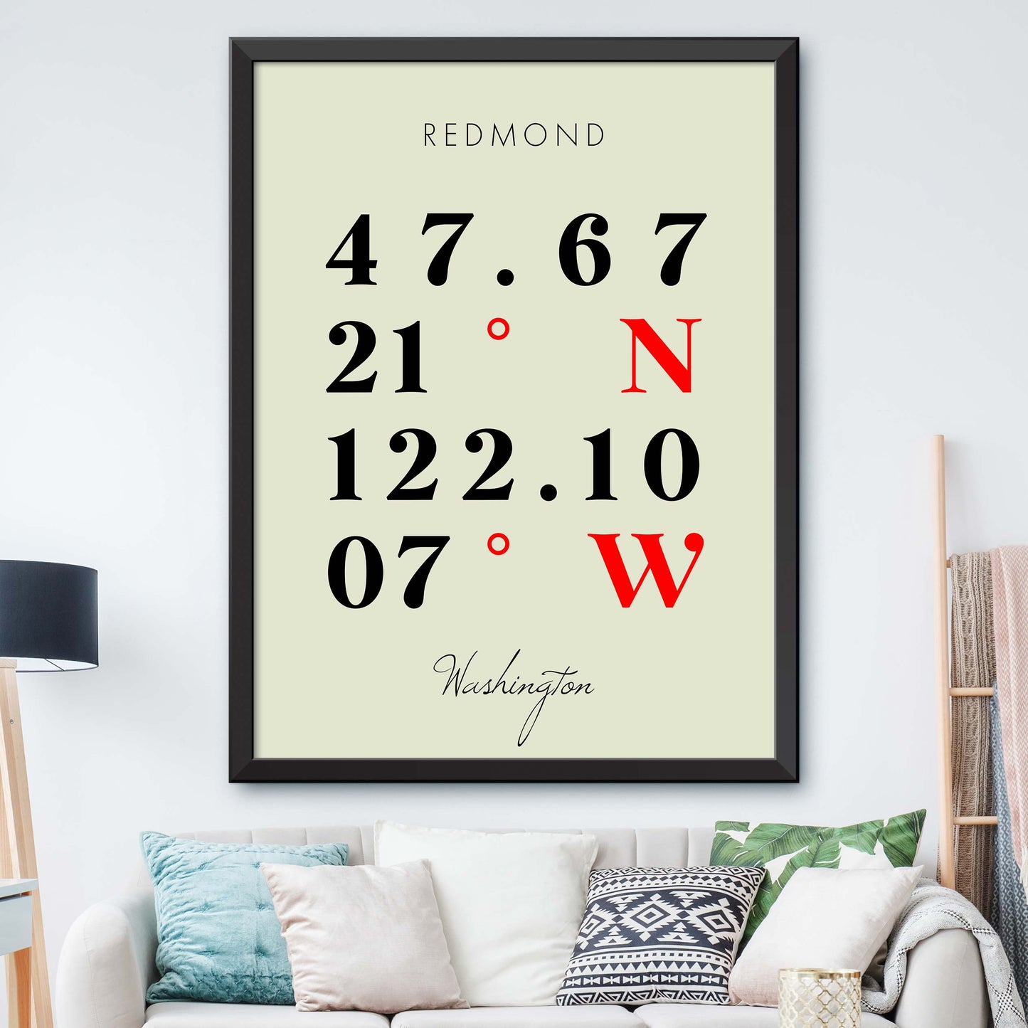 Redmond Coordinate Map