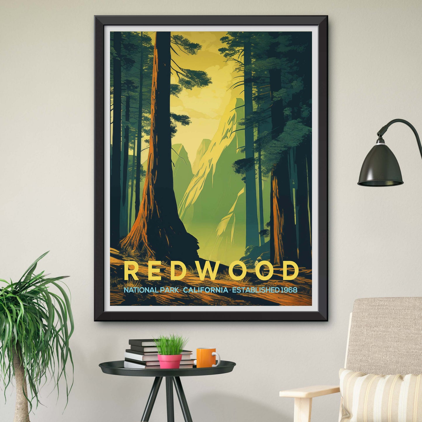 California Redwood Tree Canvas and Wall Decor