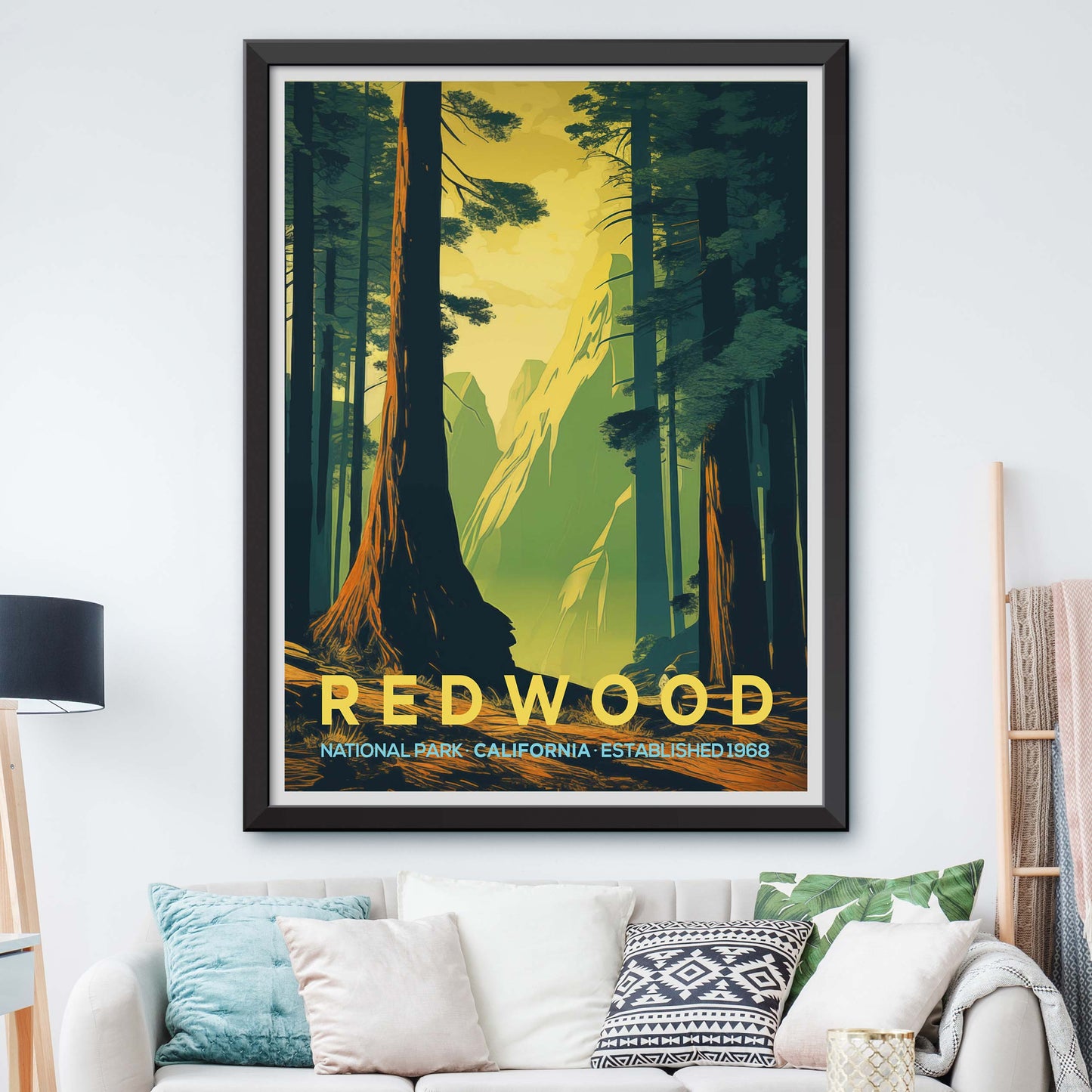 California Redwood Tree Canvas and Wall Decor