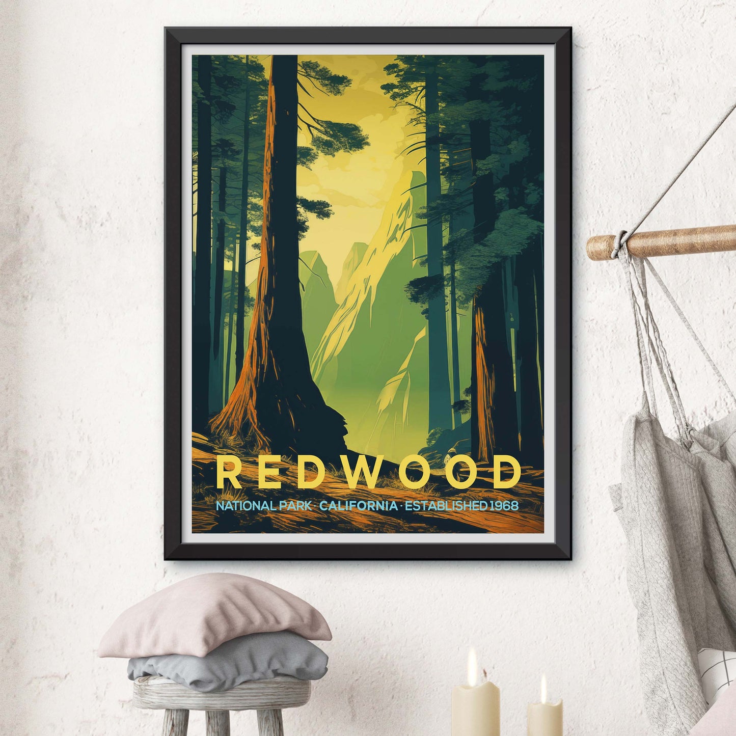 California Redwood Tree Canvas and Wall Decor