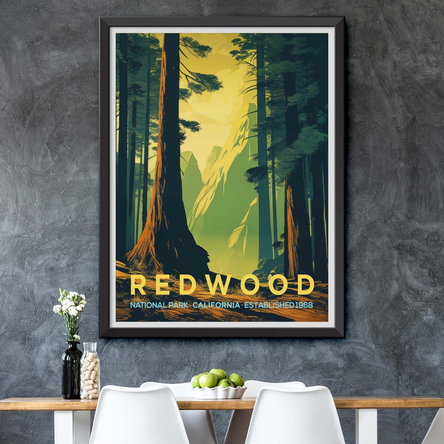 California Redwood Tree Canvas and Wall Decor