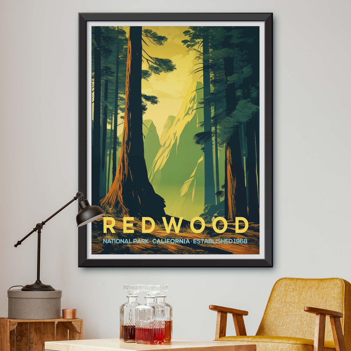 California Redwood Tree Canvas and Wall Decor
