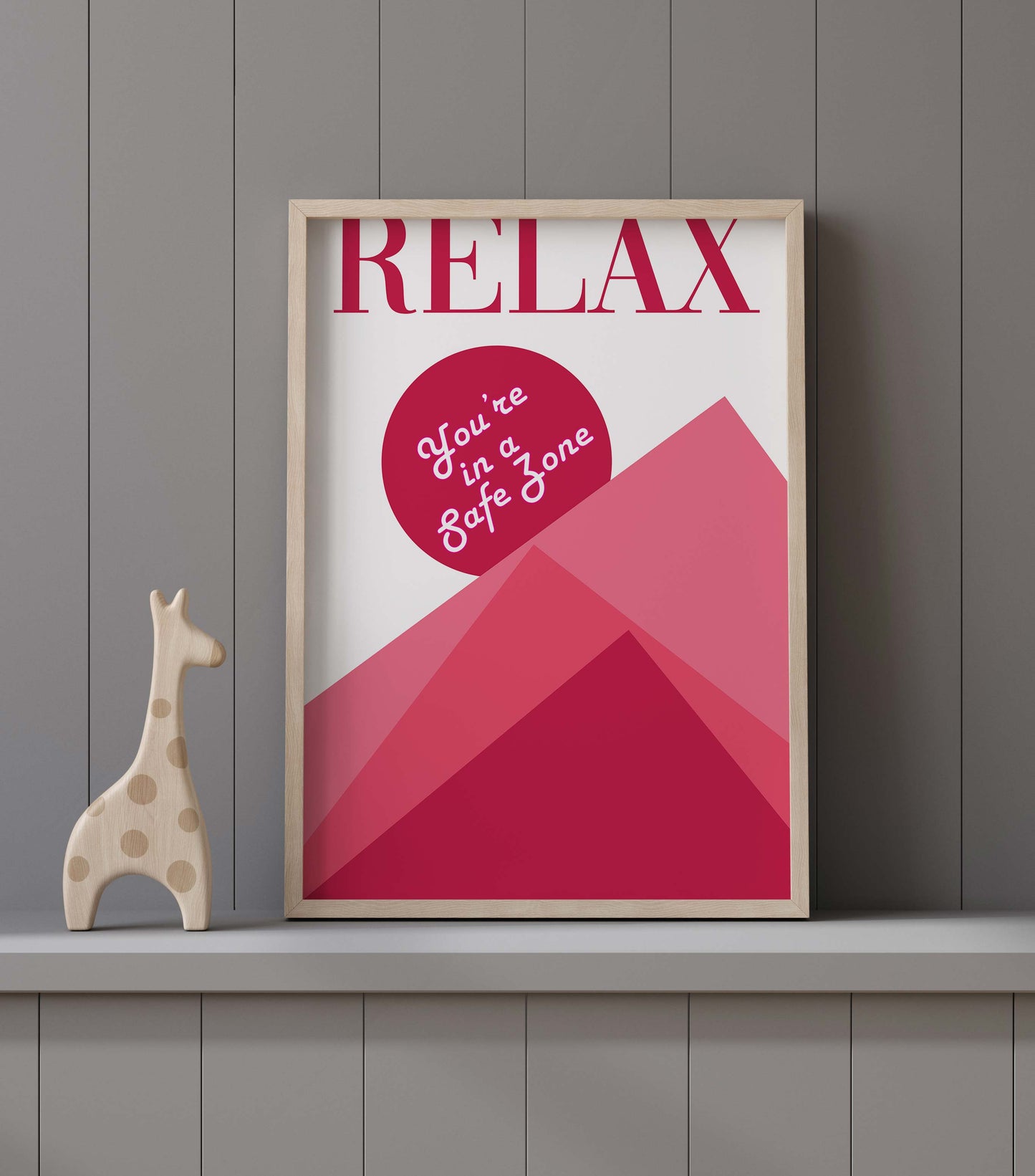 Pink Relaxation Print