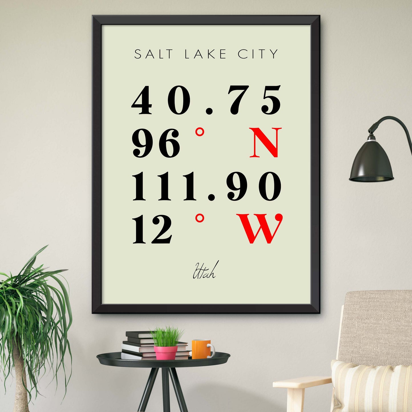 Salt-Lake-City Coordinate Map