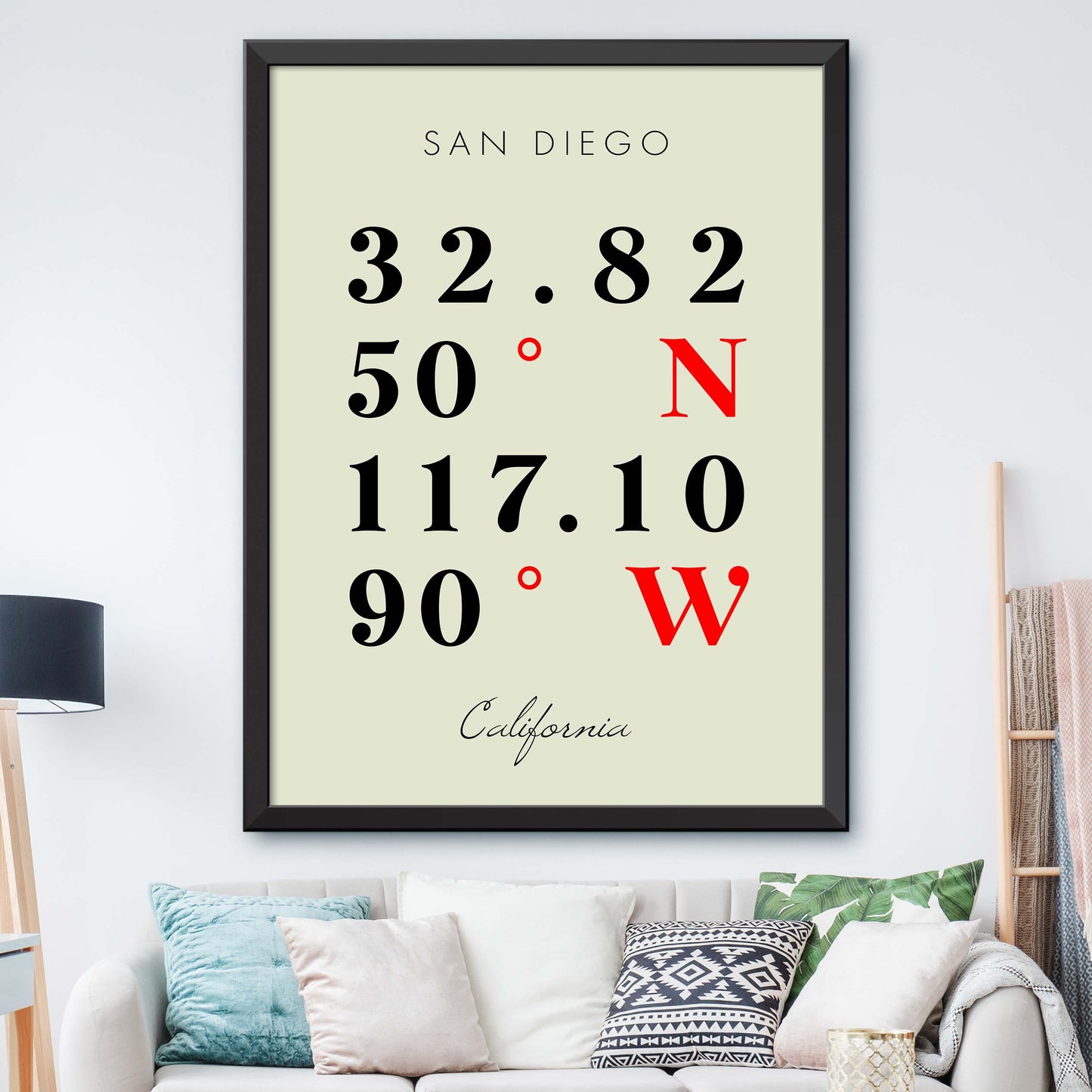 San-Diego Coordinate Map