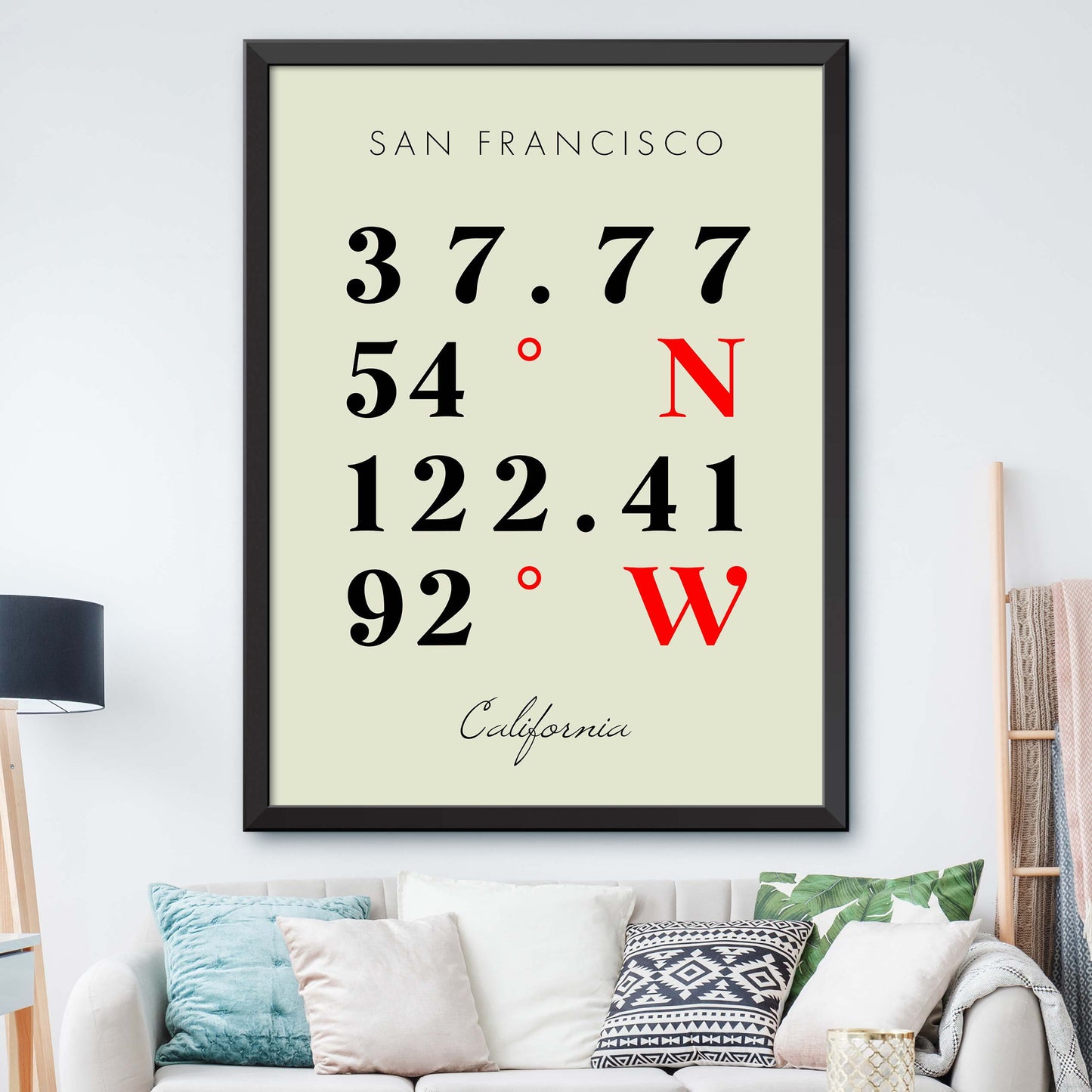 San-Francisco Coordinate Map