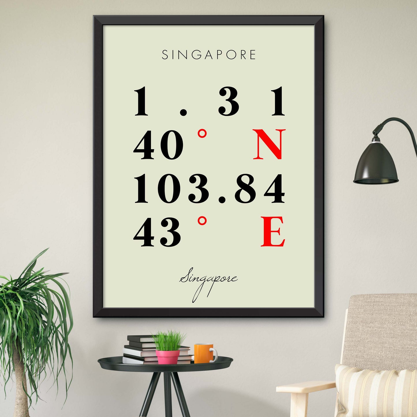 Singapore Coordinate Map