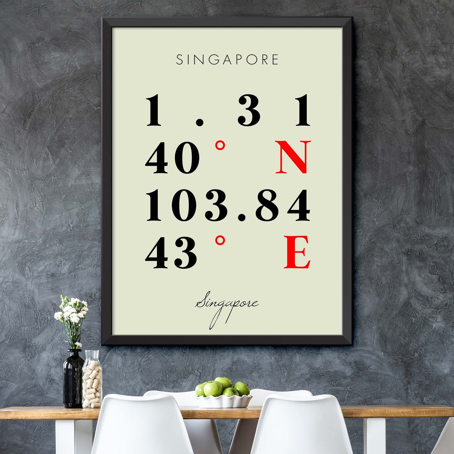 Singapore Coordinate Map